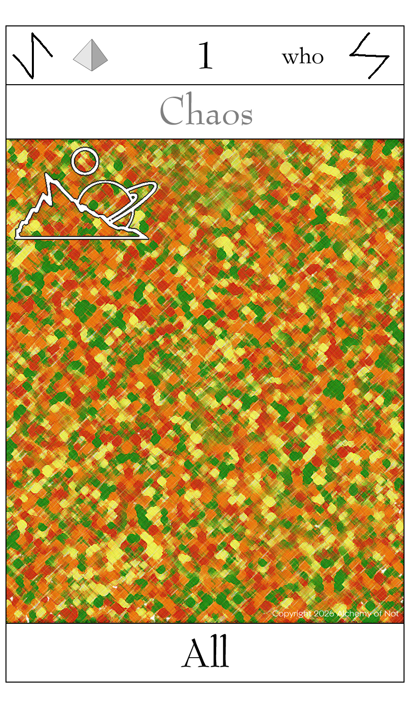 Not Tarot Card Key 1: All