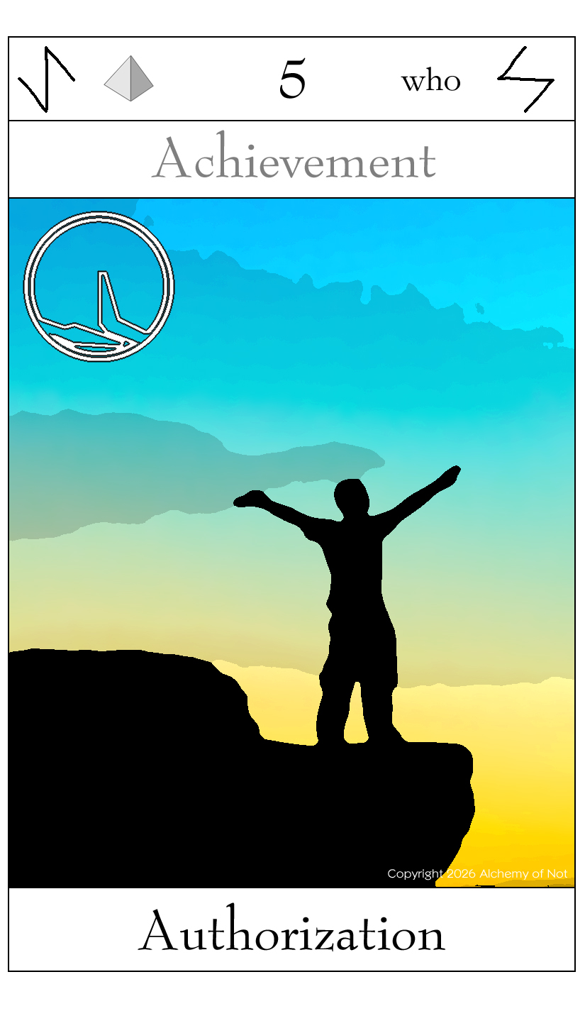Not Tarot Card - Key 5: Authorization