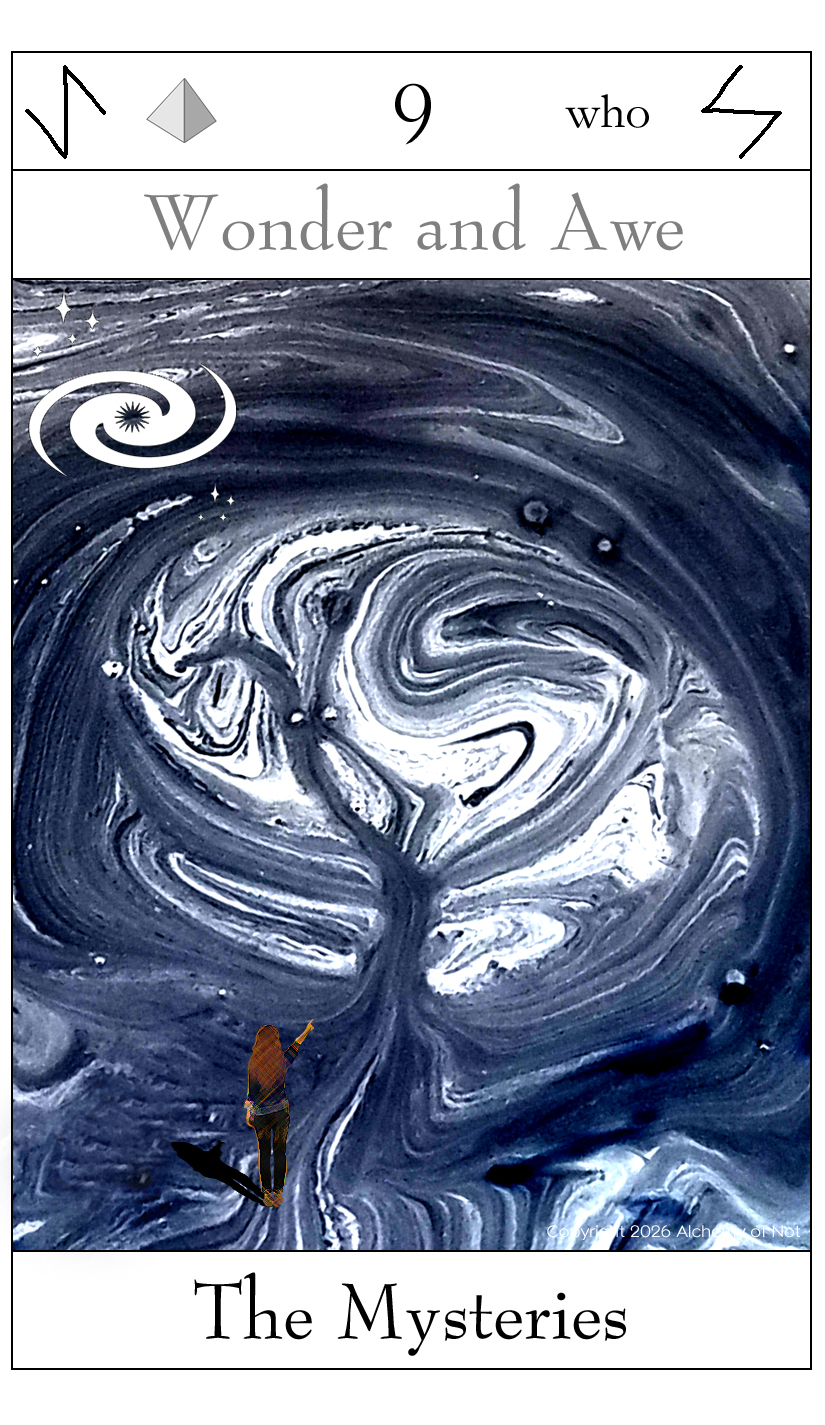 Not Tarot Card - Key 9: The Mysteries